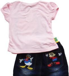 2012夏季童装批发指南 特价纯棉短袖T恤与牛仔短裙，厂家直供价优